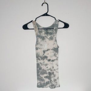 LV homemade tie dye tank top